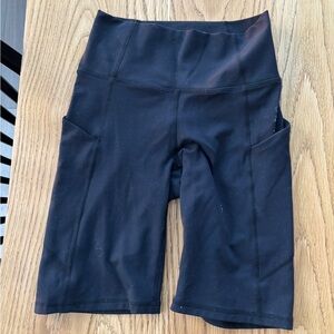 Fabletics Black Bike Shorts